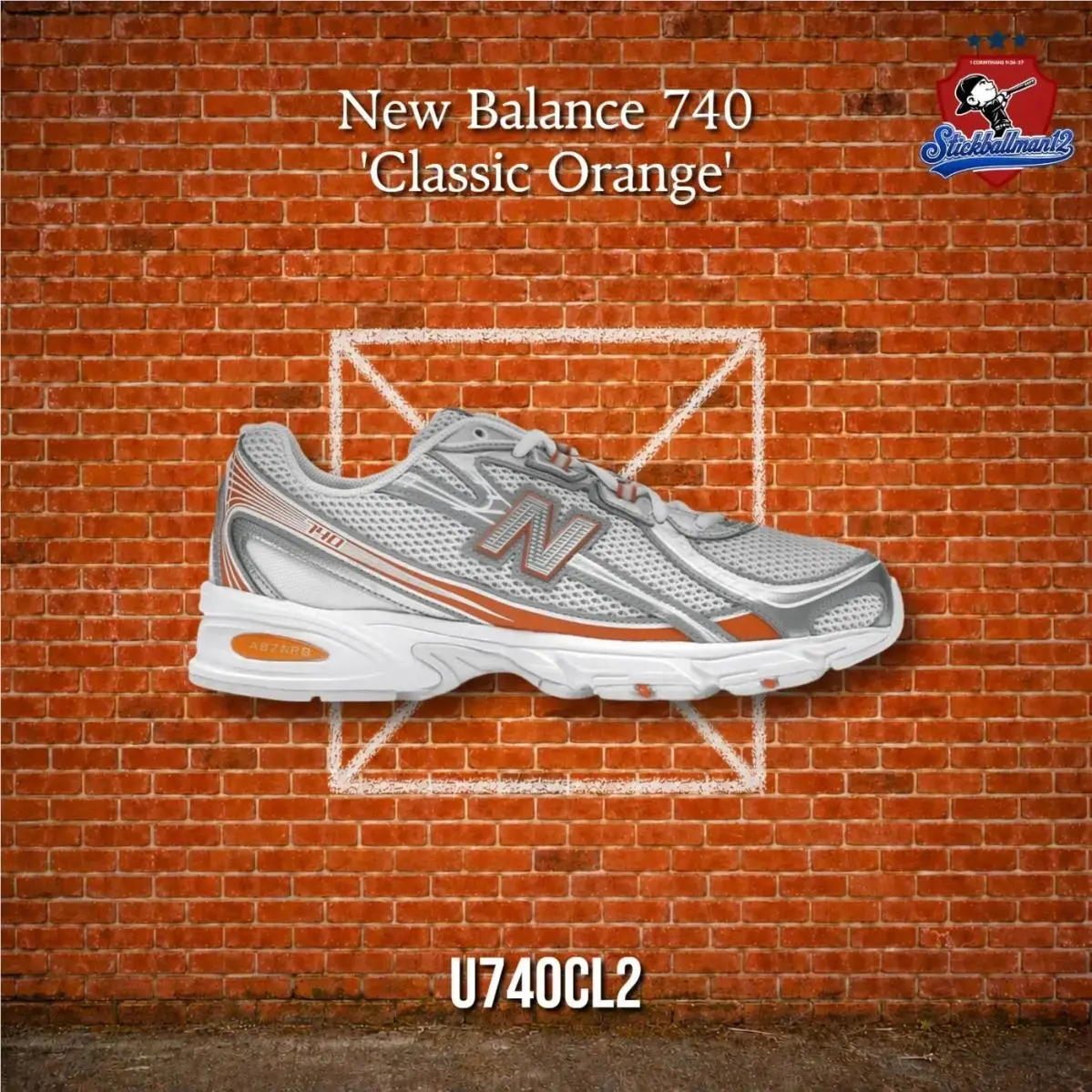 New Balance 740v2 Classic Orange U740CL2