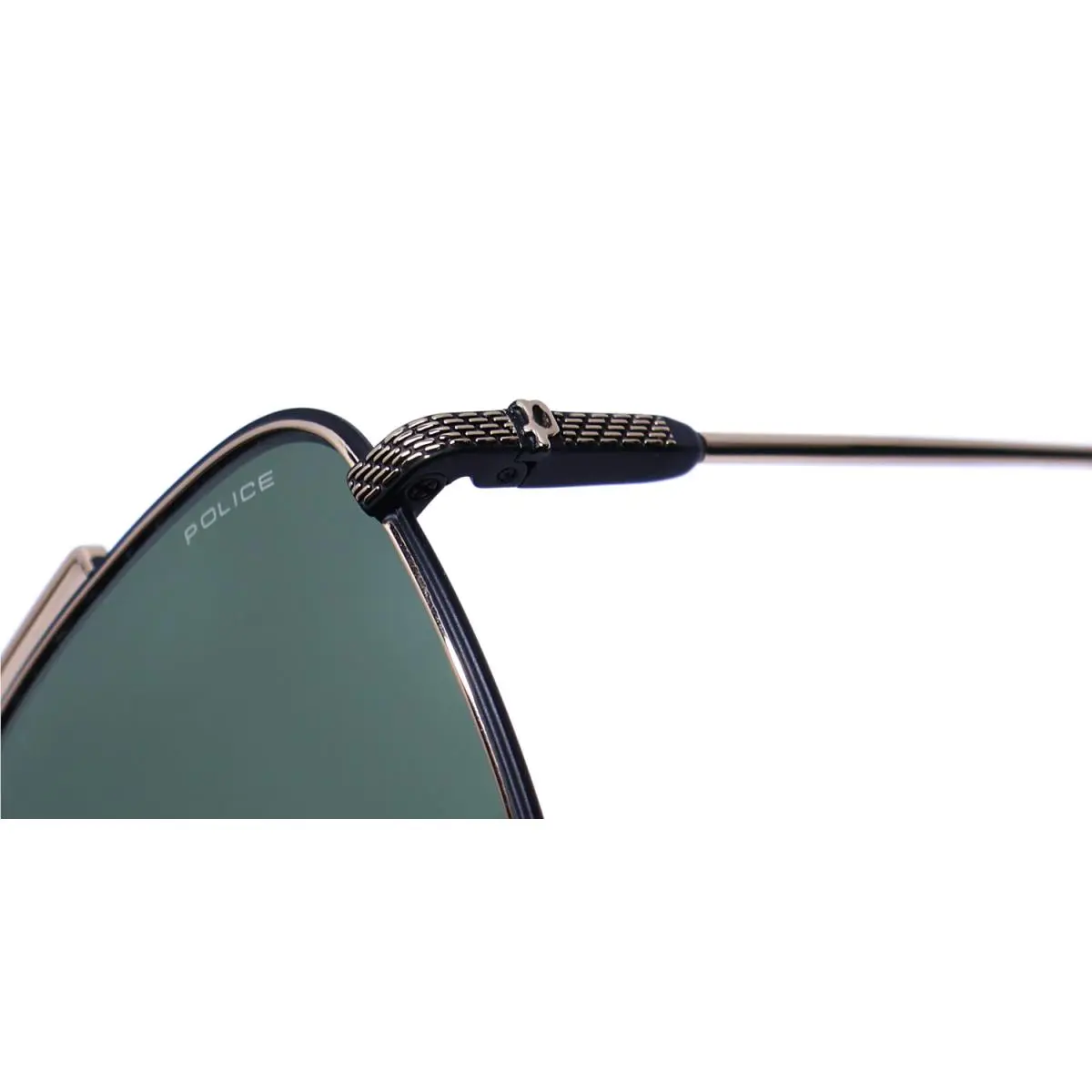Police sunglasses - Spln38 Octane 10 - Octane - Rose Gold / Tortoise, Frame: Gold, Lens: Green