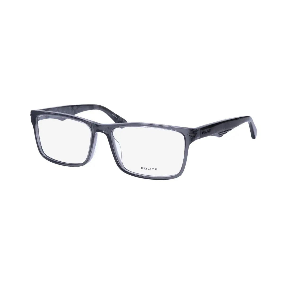 Police VPL391 Blackbird 3 Eyeglass Frame/glasses Rectangle Shape Mens Style Rare