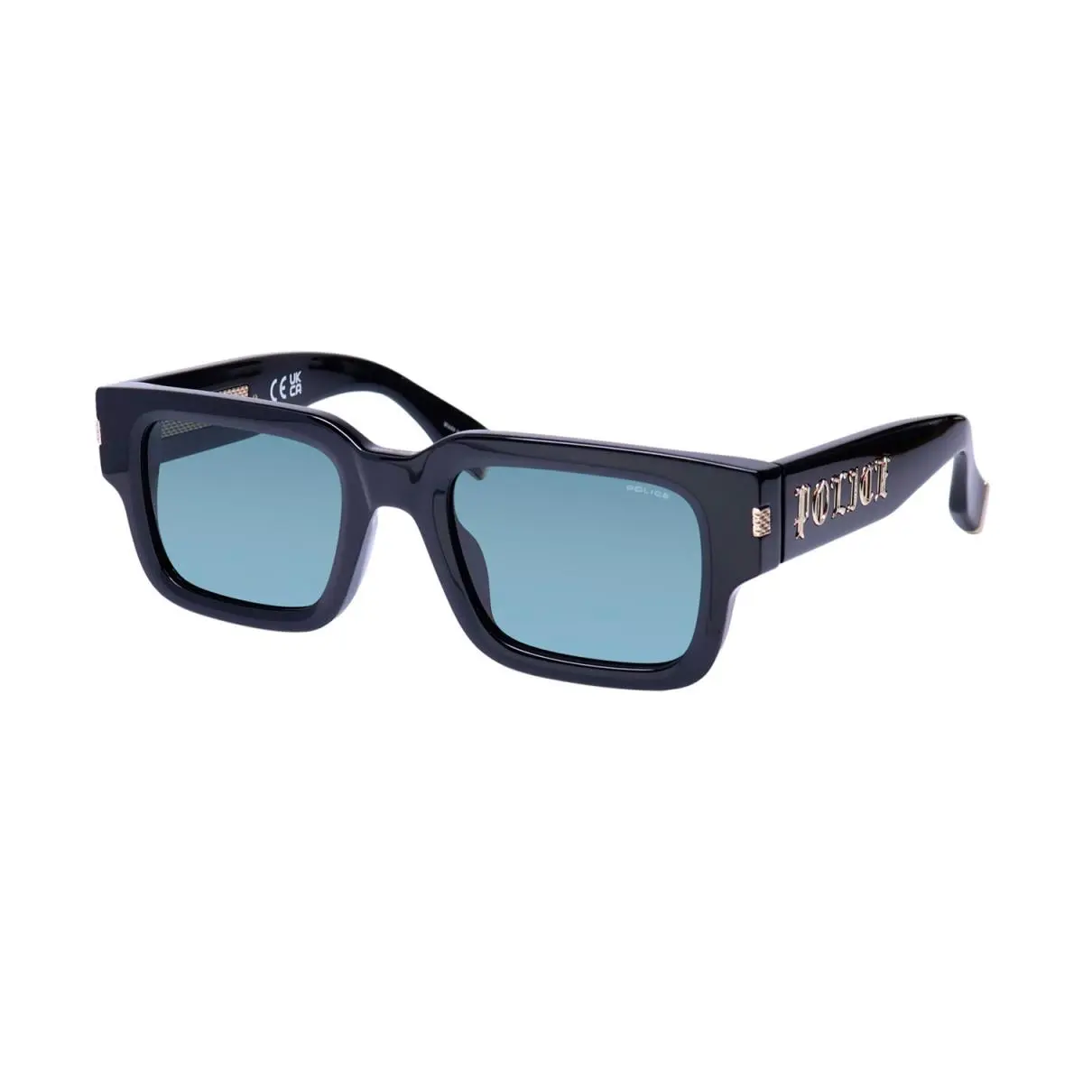 Police SPLP32V G.o.a.t. 1 Sunglasses Signature Logo ON Temples Luxury Designer