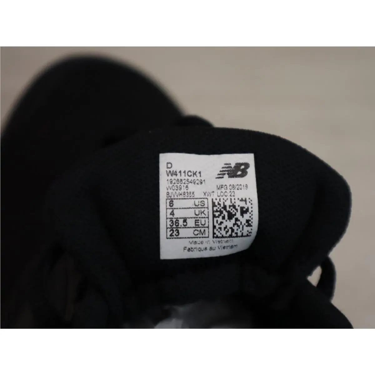 New Balance shoes - New Balance 411 - W411-CK1 - Black (UPC: 192662549291) 4