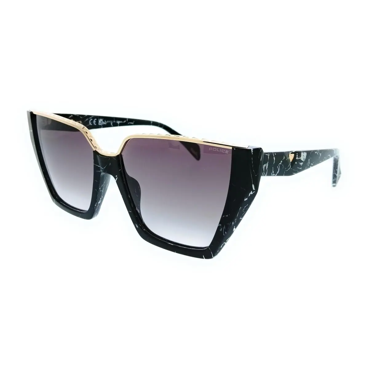 Police PLL33E 869 Black Square Womens Sunglasses