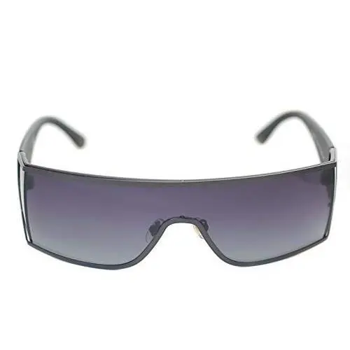Police Origins 5 Designer Sunglasses SPL892 0627 Wrap Visor Shield in Black Grey