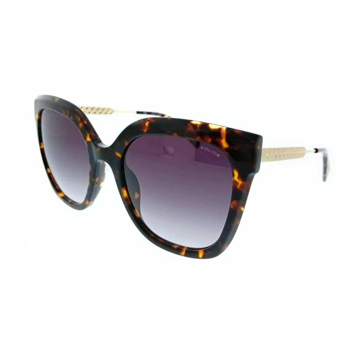 Police PLG19 909 Tortoise Butterfly Womens Sunglasses