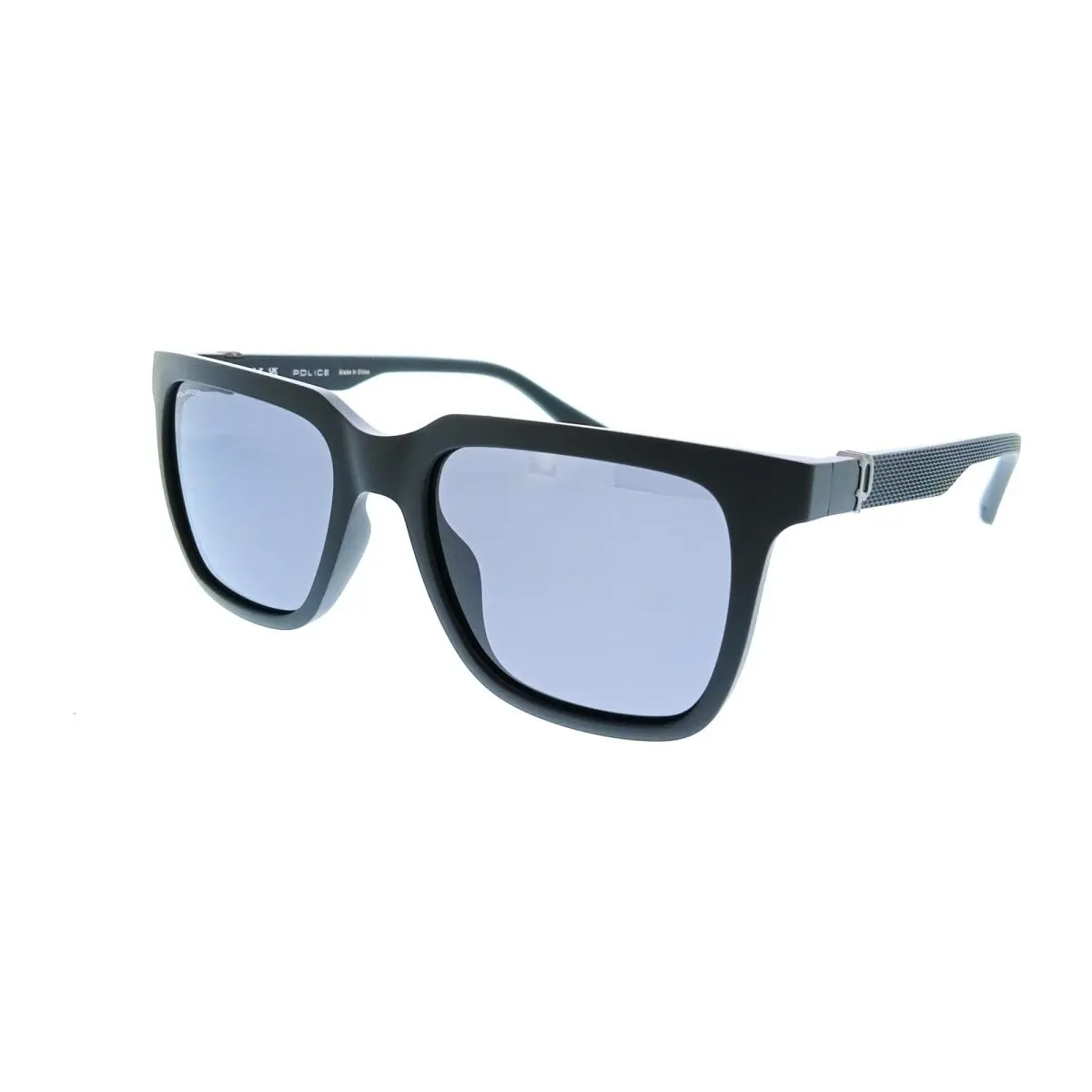 Police PLN34E U28Z Black Square Mens Sunglasses
