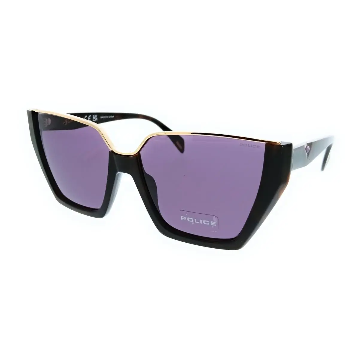 Police PLL33 752 Tortoise Square Womens Sunglasses