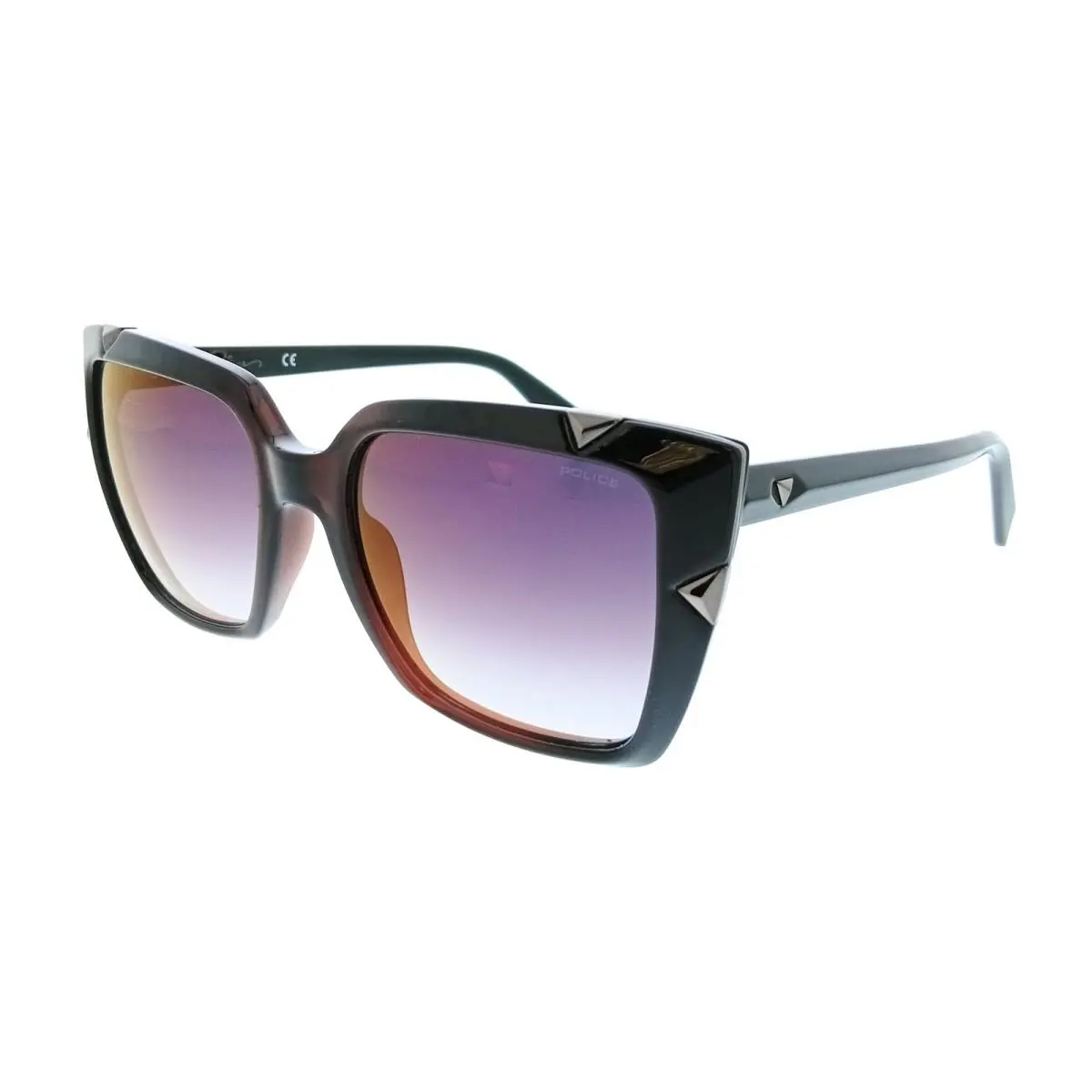 Police PLA15 906R Brown Purple Butterfly Womens Sunglasses