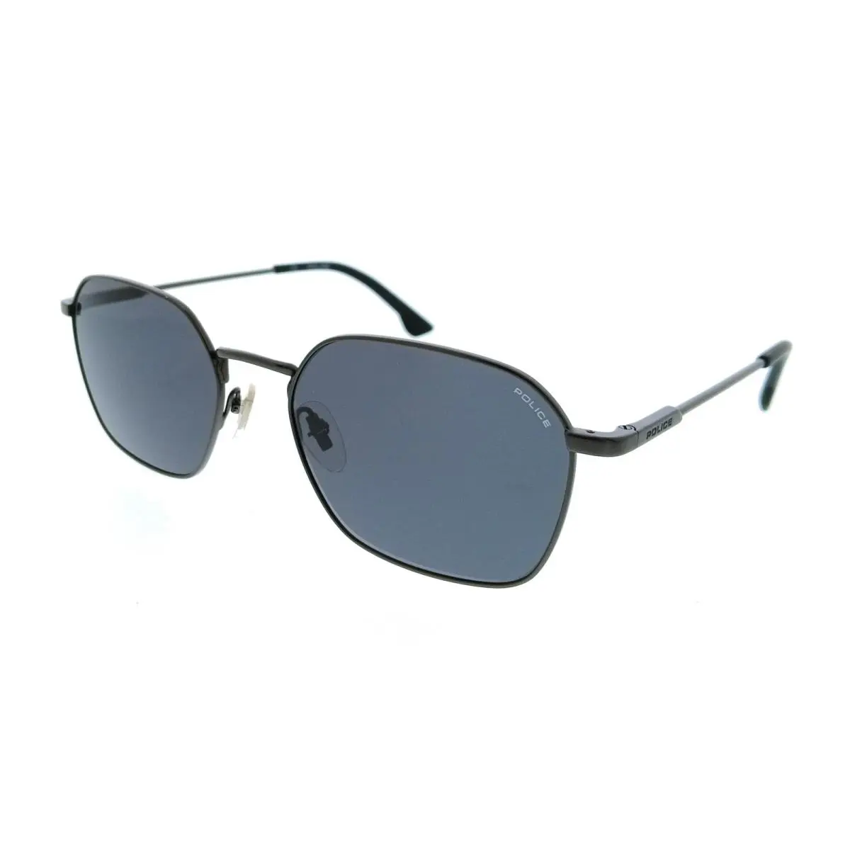 Police PL970 627 Gunmetal Geometric Mens Sunglasses
