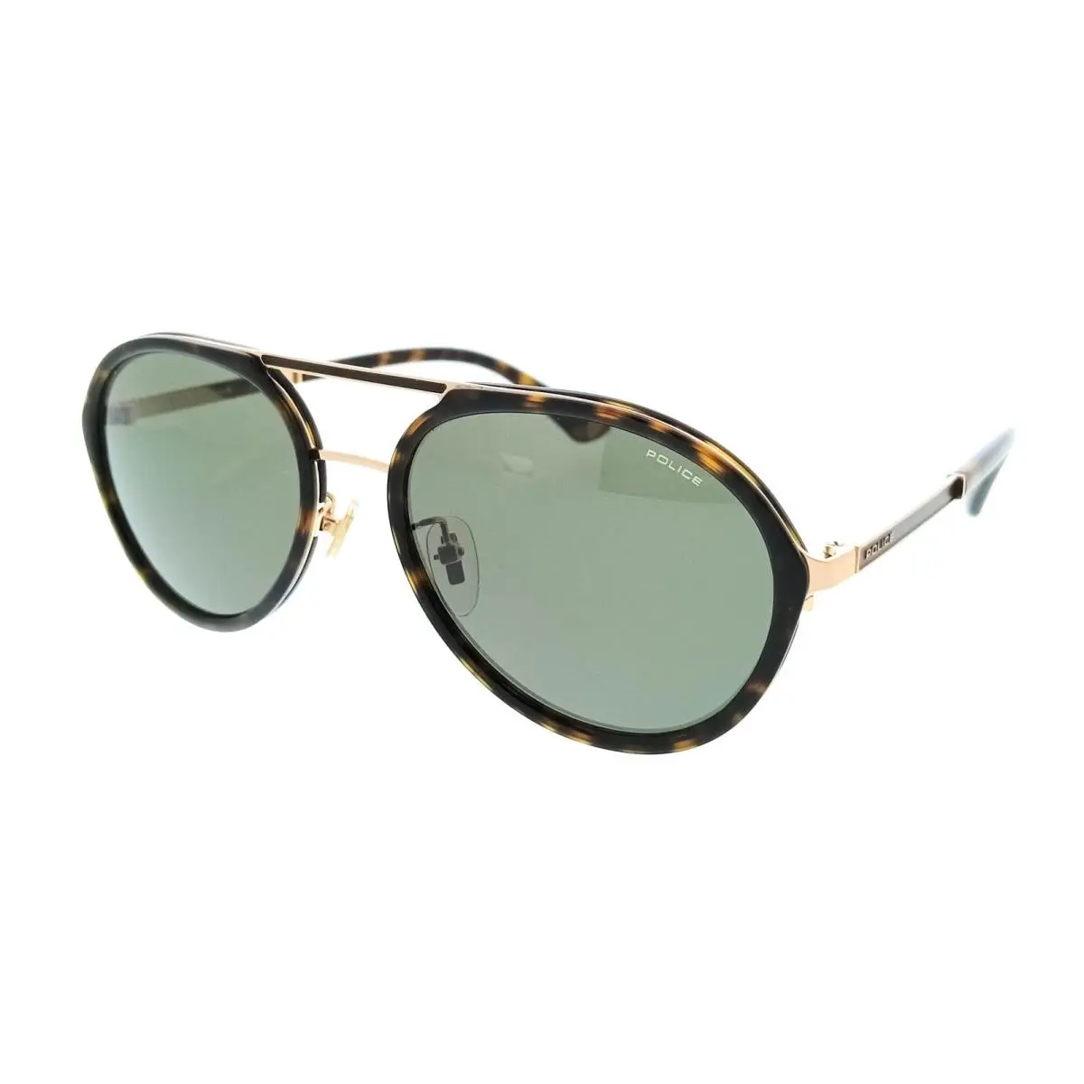Police PLA57 300 Tortoise Aviator Mens Sunglasses