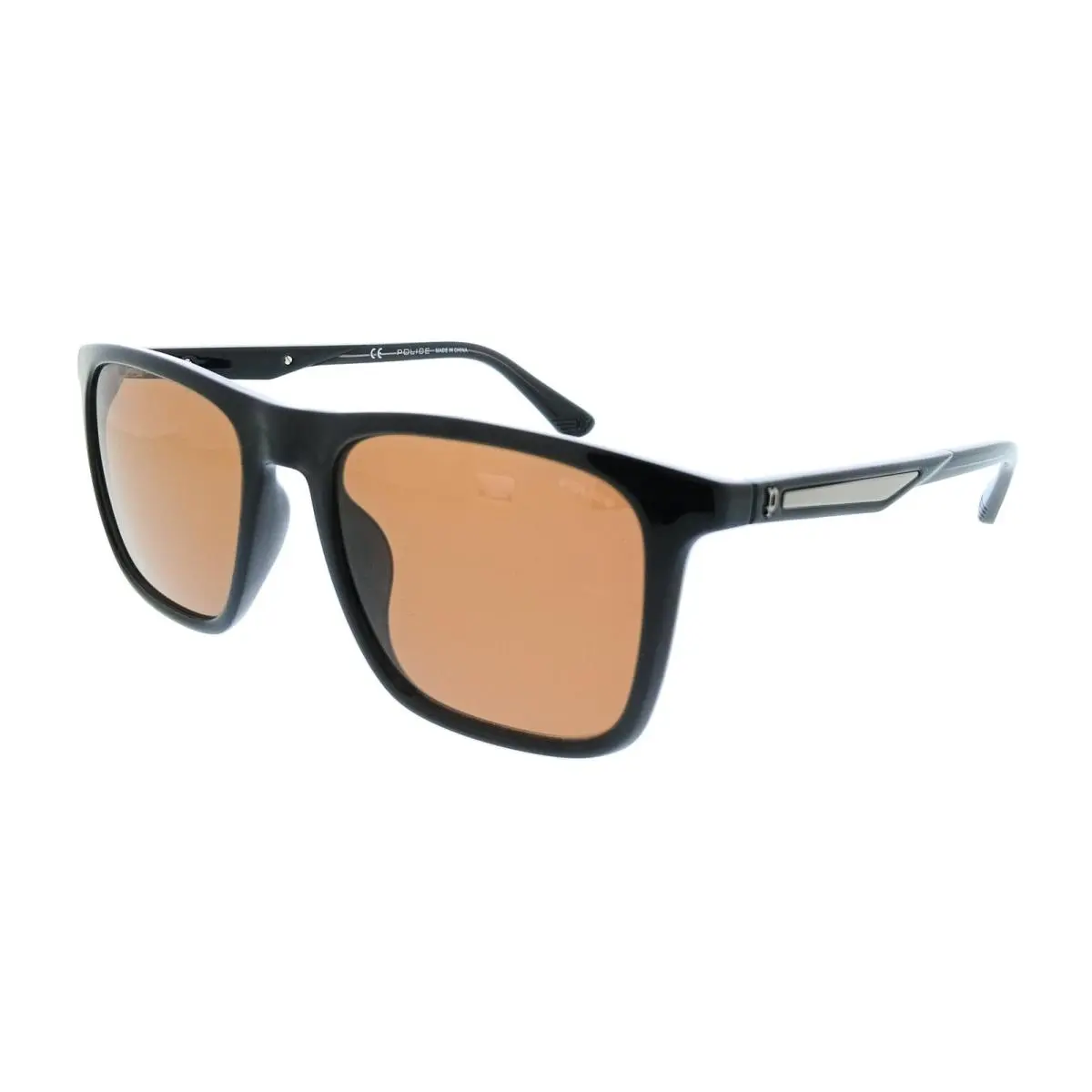 Police PLF17 705 Brown Square Mens Sunglasses