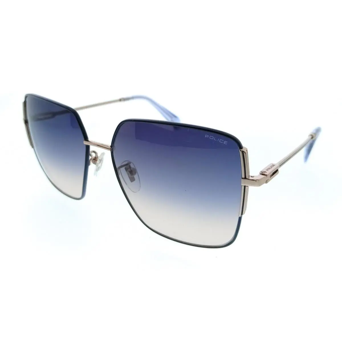 Police PLF34 0 Blue Square Womens Sunglasses