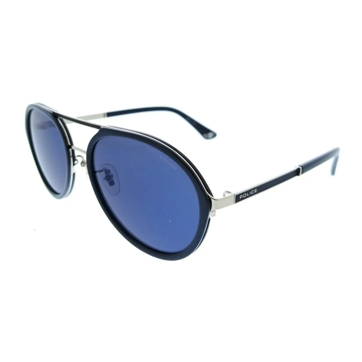 Police PLA57 579B Blue Aviator Mens Sunglasses