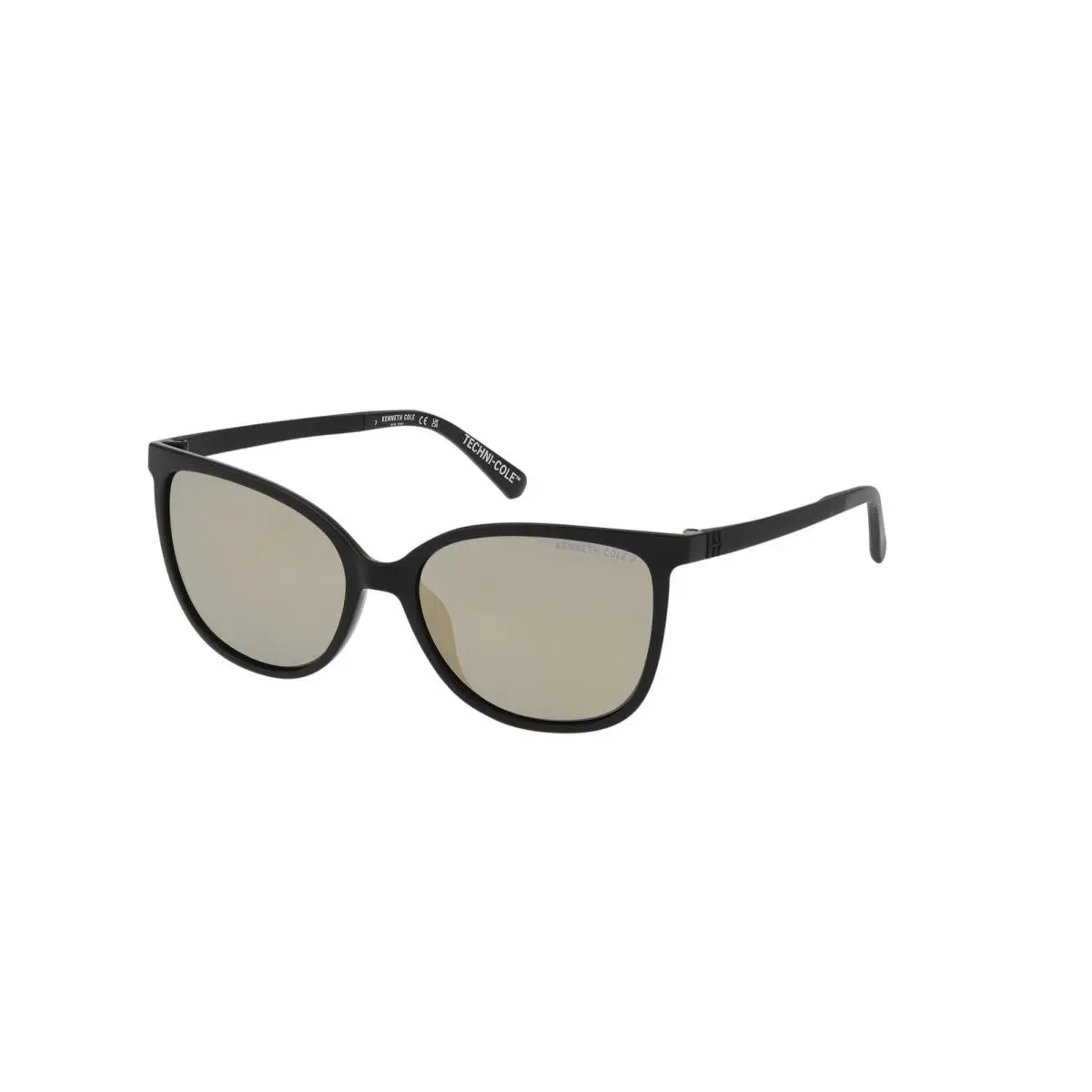 New York KC 00053 Shiny Black Matte Black 01D Size 56 Sunglasses by Kenneth Cole
