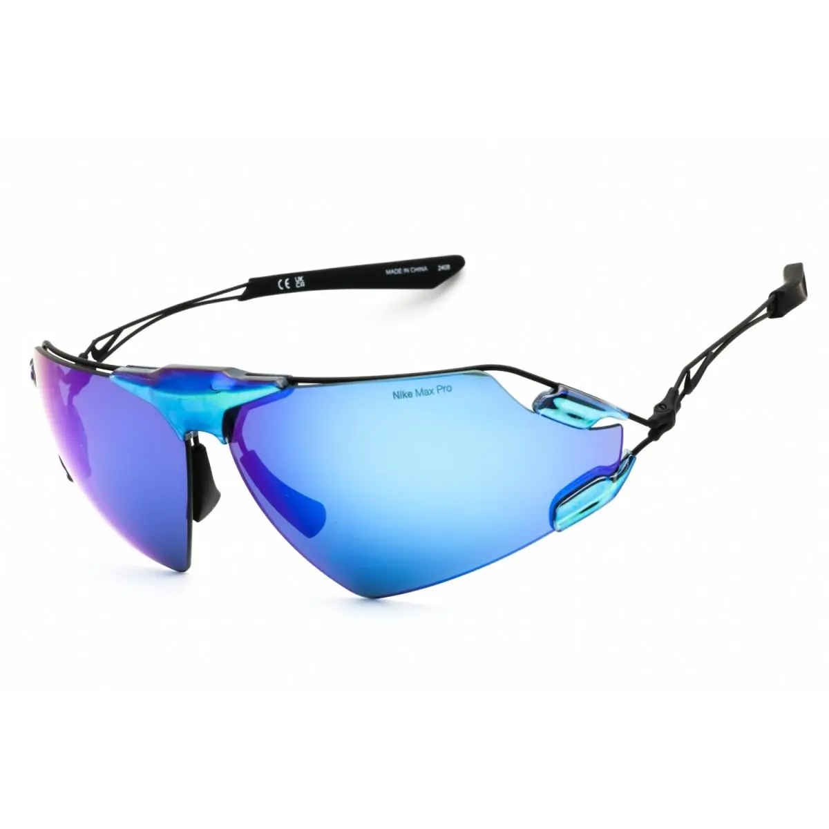 Nike Zeus Edge EV24030-410 Sunglasses 76mm - Frame: BLUE, Lens: BLUE MIRROR
