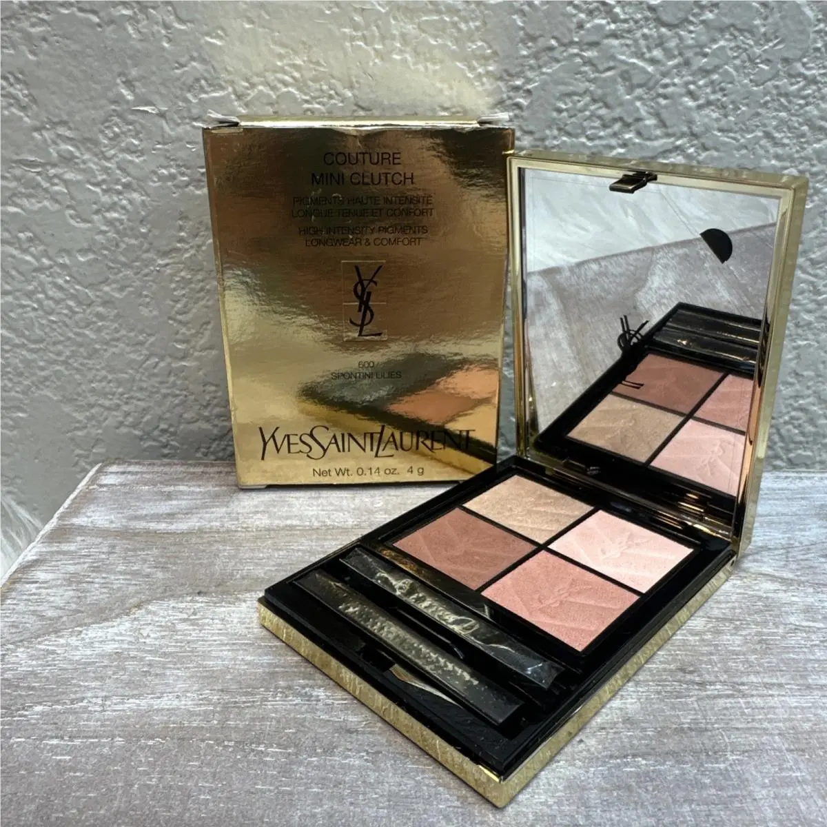 Yves Saint Laurent Couture Mini Clutch 600 Spontinililies .14oz