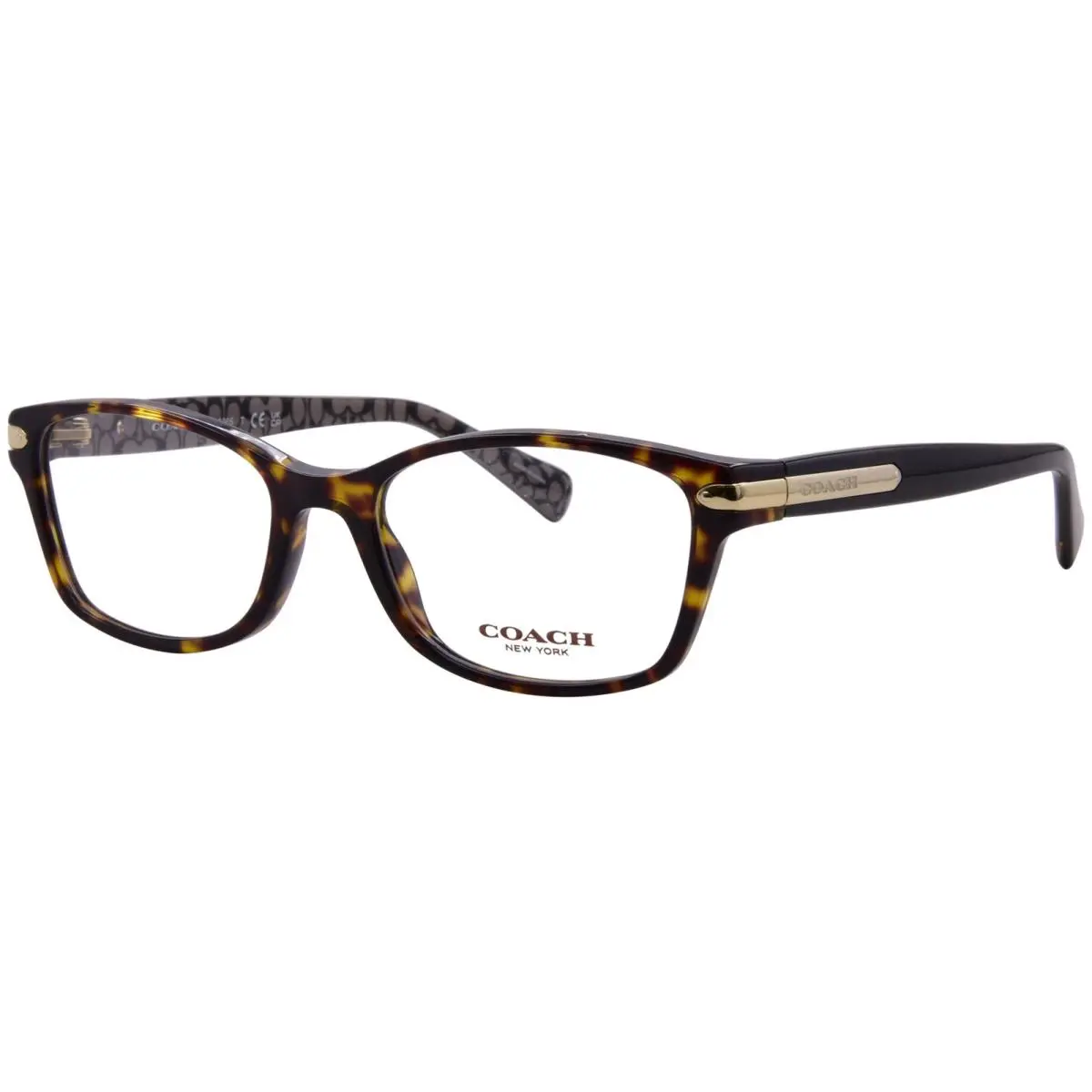 Coach Eyeglasses HC6065 HC/6065 5291 Tortoise/military Signature Frame 51mm