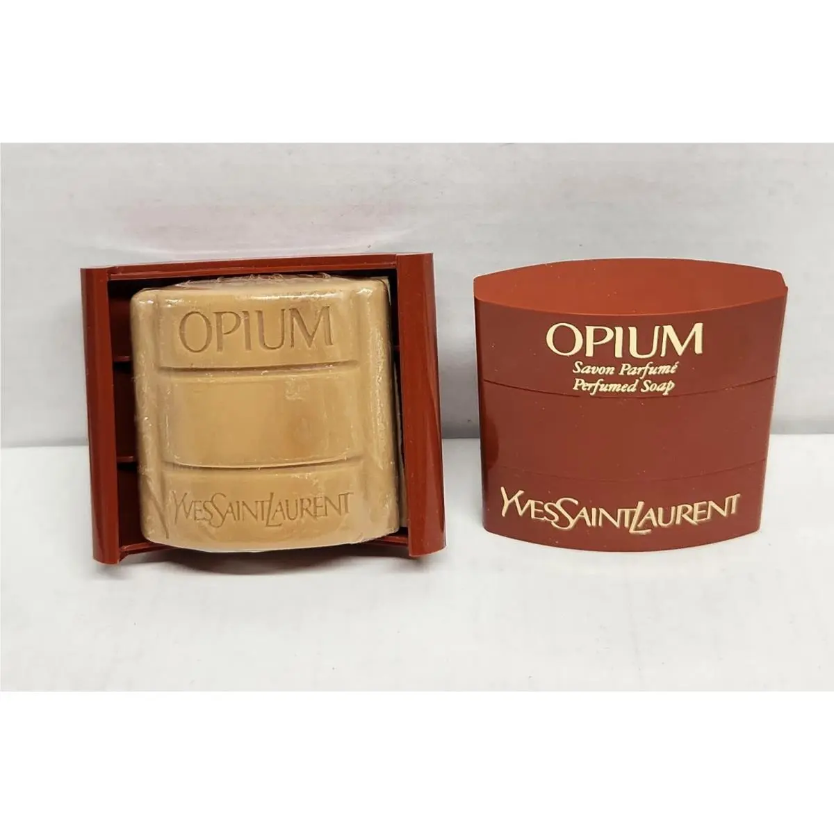 Yves Saint Laurent Savon Parfumè Opium Perfumed Soap 100g - with Case