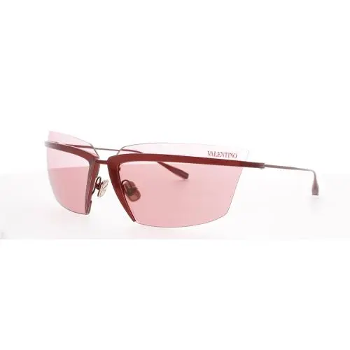 V Lure Vls 130B Sunglasses Wine Frame Rose Lenses 67 mm by Valentino