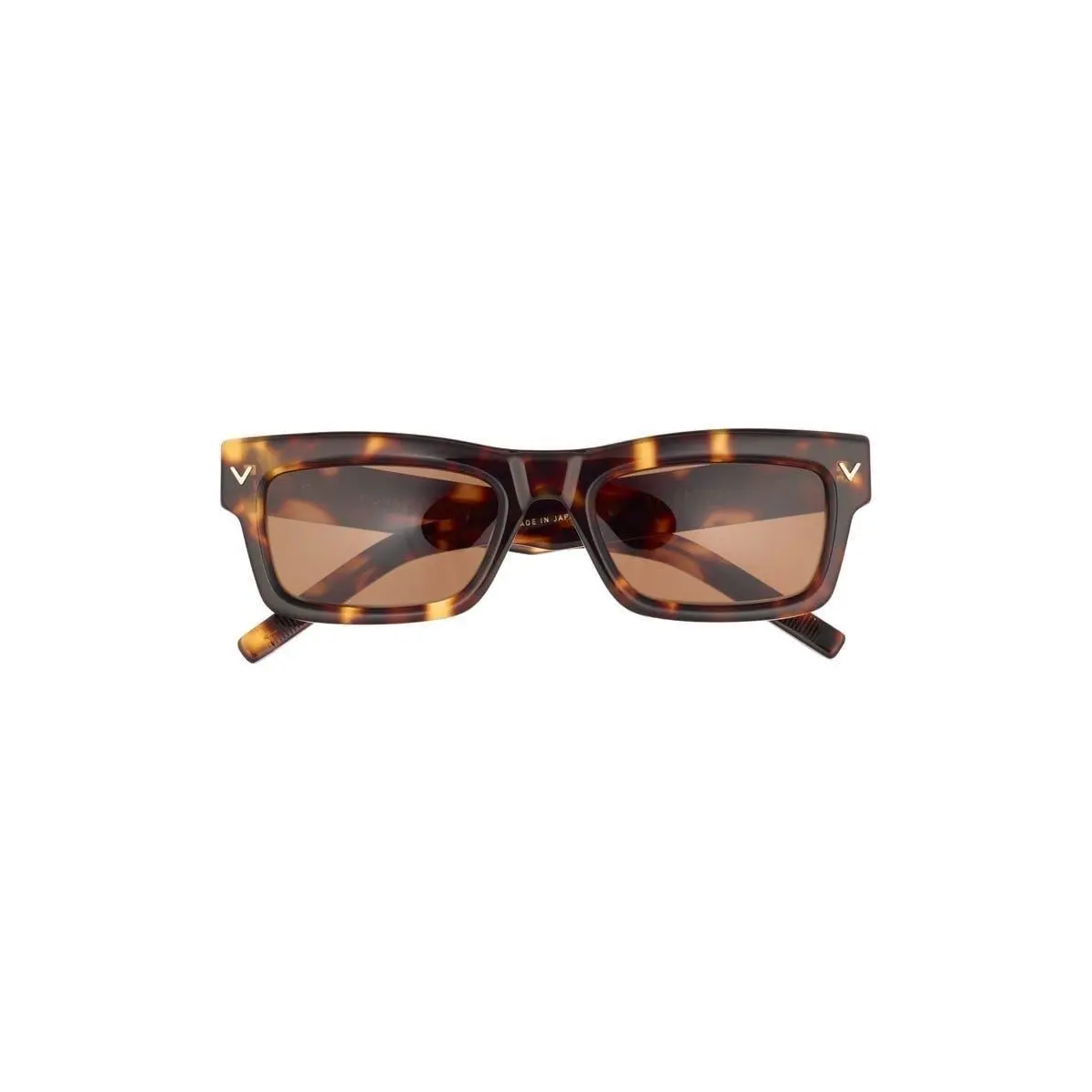 Valentino Men 53mm Square Sunglasses Tortoise Tortoise Brown