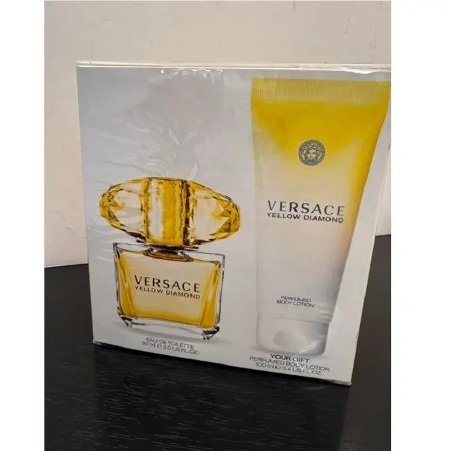 Gift Set Versace Yellow Diamond 2pc 3.0 Oz.edt + 3.4oz.B/L Women