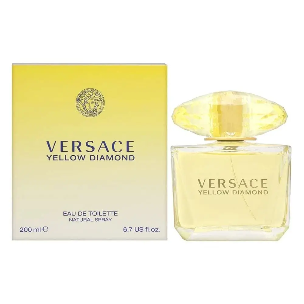 Versace Yellow Diamond / Versace Edt Spray 6.7 oz /200 Ml/ 100%AUTHENTIC