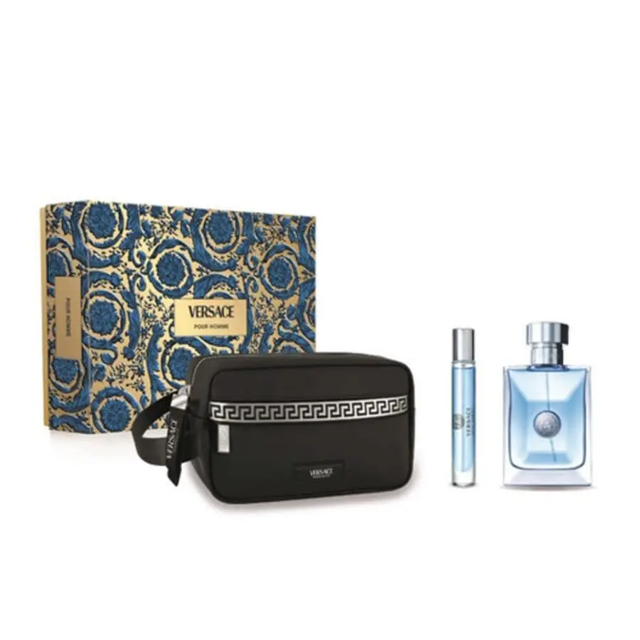 Versace Pour Homme Fragrance For Men 3 Piece Gift Set