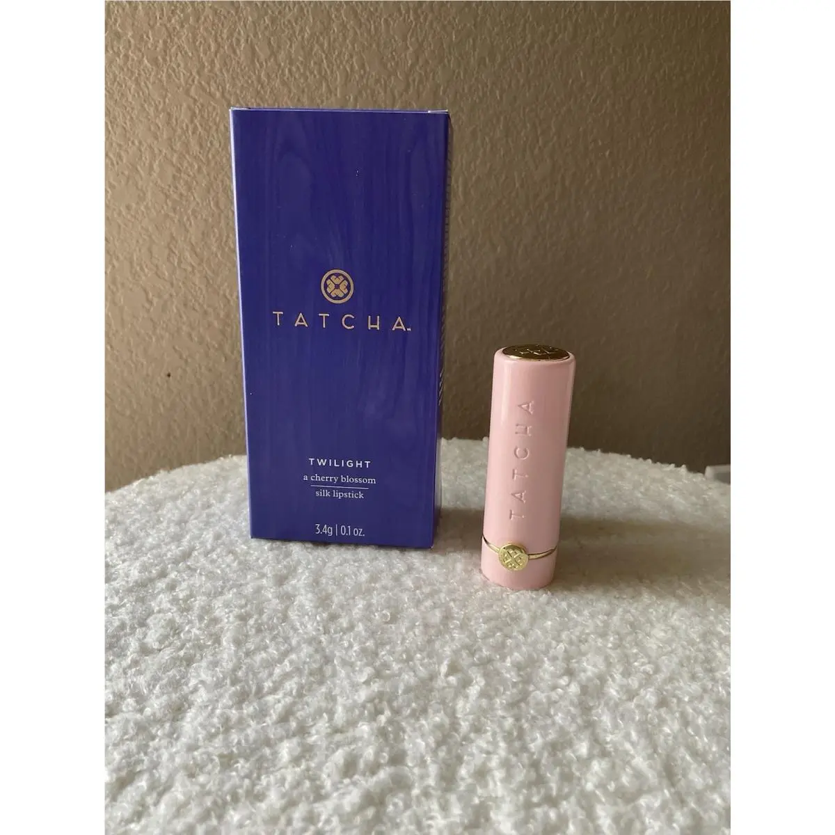 Tatcha Twilight A Cherry Blossom Lipstick Full Size 0.1 oz./3.5 g
