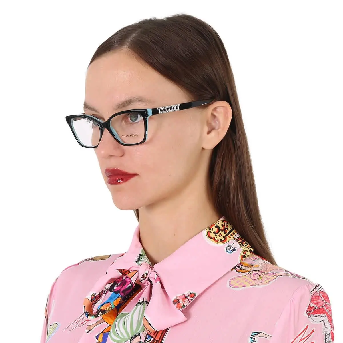 Tiffany & Co. Demo Cat Eye Ladies Eyeglasses TF2228 8055 52 TF2228 8055 52