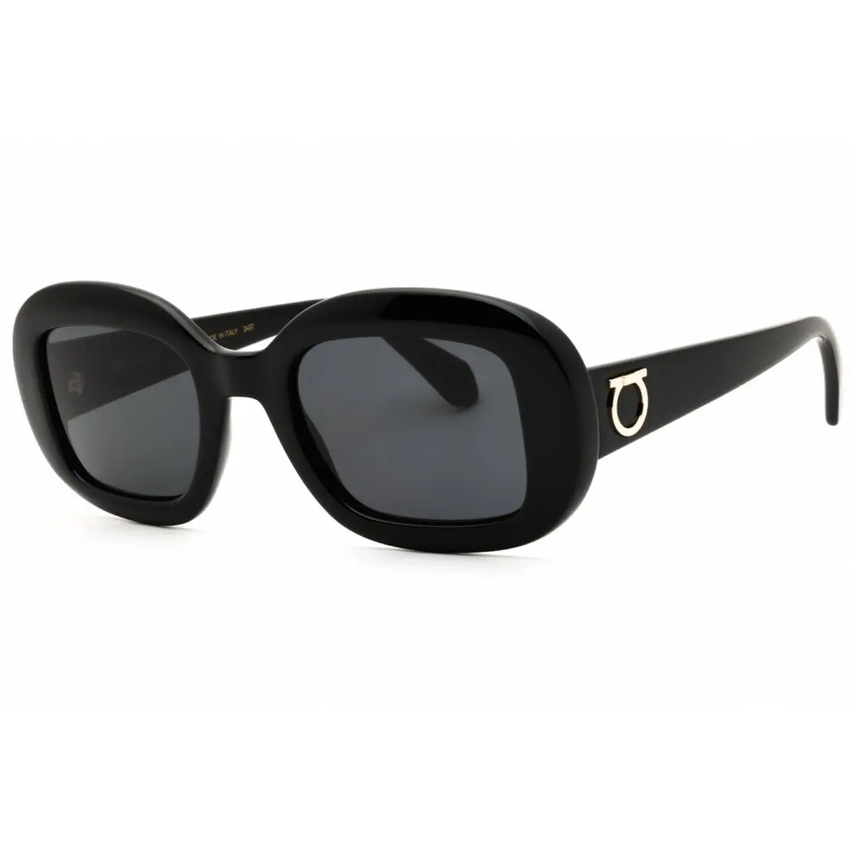 Salvatore Ferragamo Women`s Sunglasses Black Oval Full Rim Frame SF2038SE 001
