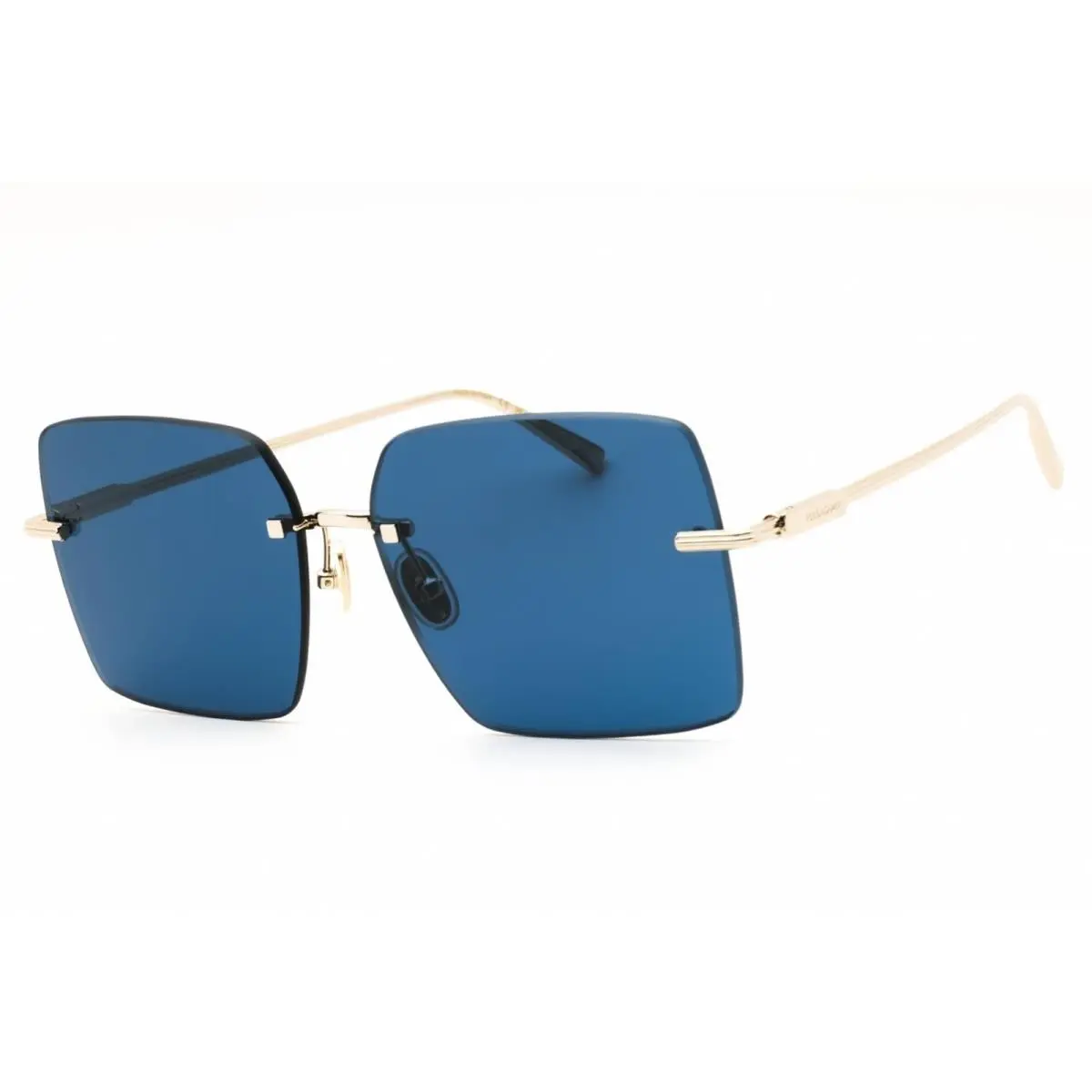 Women`s Sunglasses Gold Metal Square Shape Frame SF311S 743 by Salvatore Ferragamo