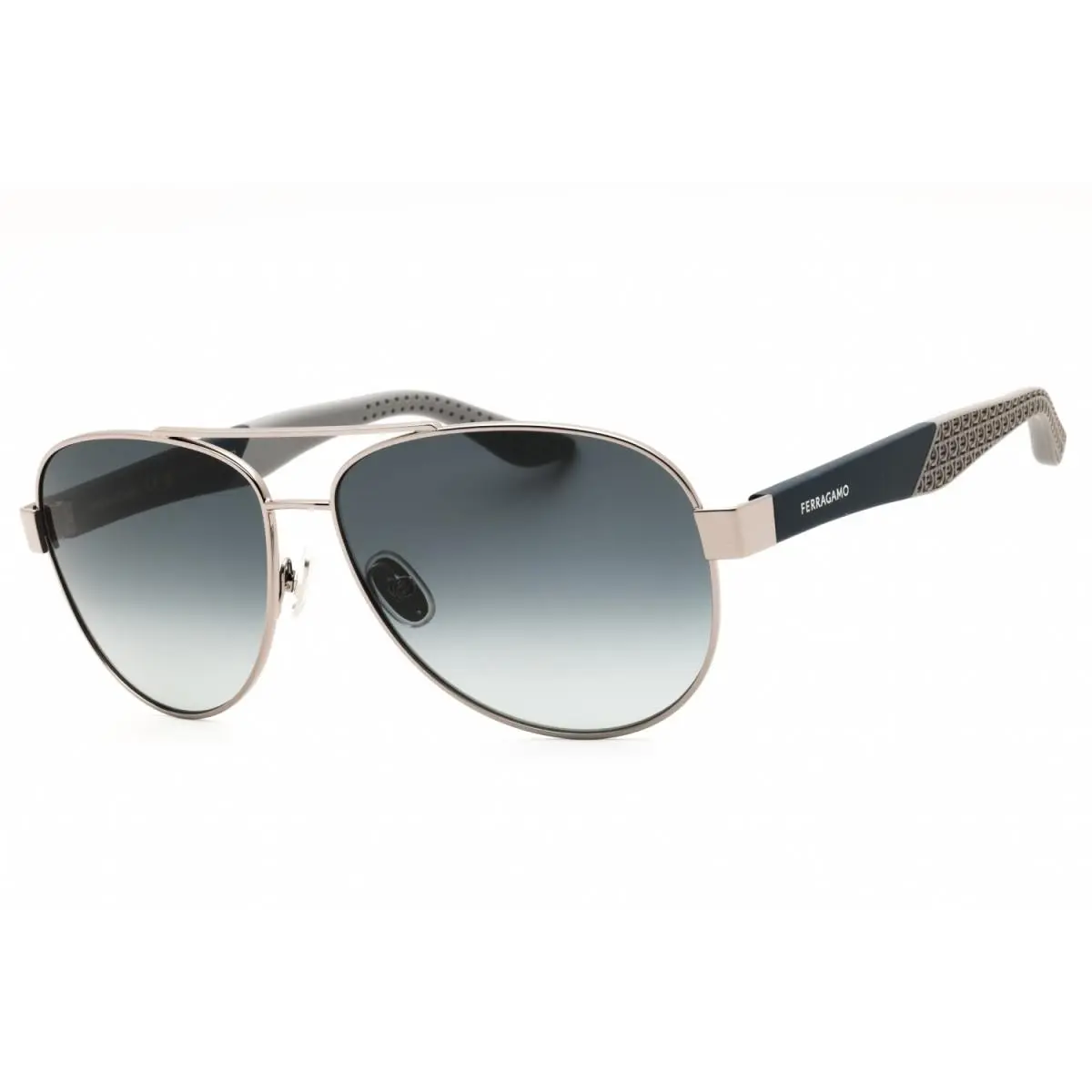 Salvatore Ferragamo SF275SN 021 Shiny Light Rutherium/grey Gradient