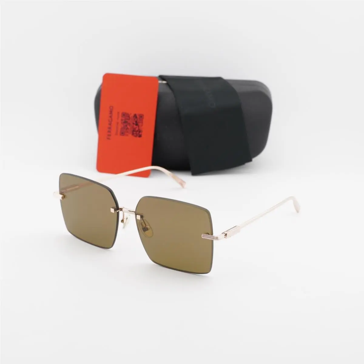 Salvatore Ferragamo SF311S 780 Rose Gold/brown 60-15-145 Sunglasses