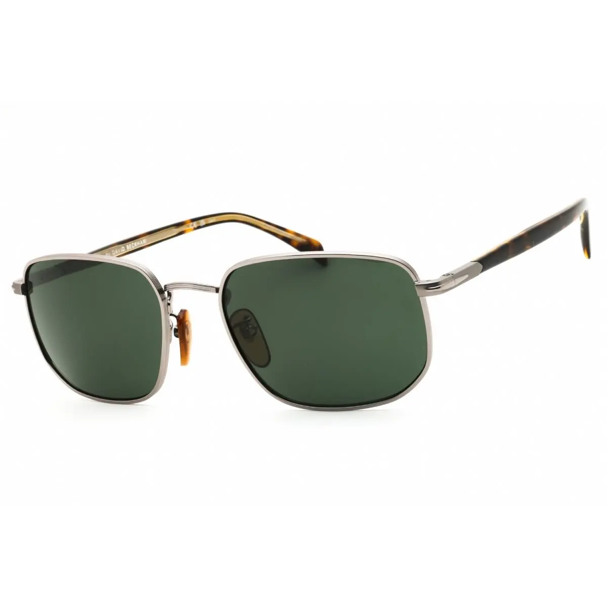Salvatore Ferragamo David Beckham DB 1143 S 031Z QT Sunglasses Ruthenium Frame Green Lens 57mm