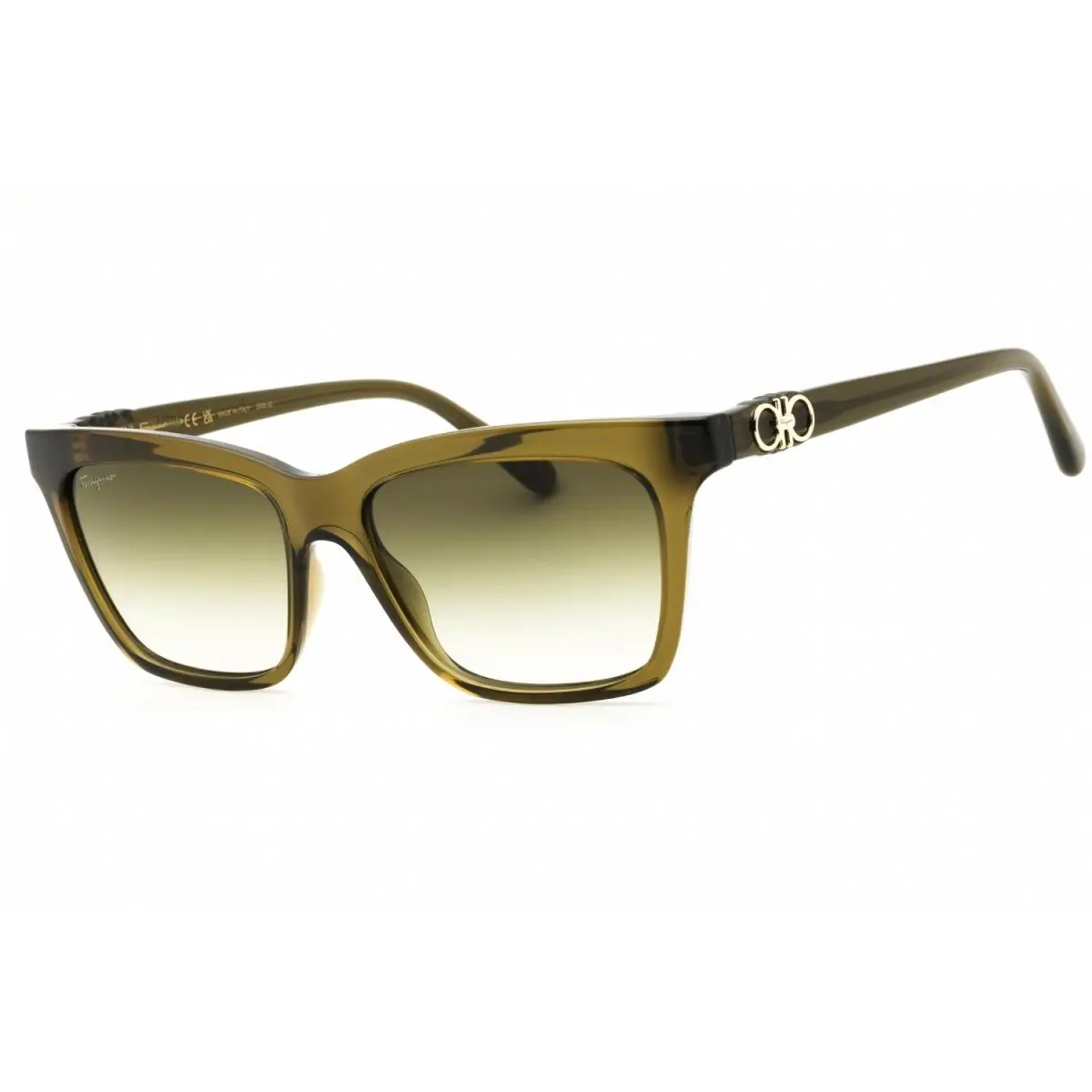 Salvatore Ferragamo SF1027-315-55 Sunglasses Frame Size 55mm 140mm 16mm Green