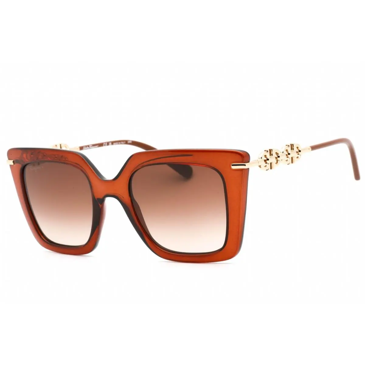 Salvatore Ferragamo SF1041-232-51 Sunglasses Frame Size 51mm 145mm 22mm Brown