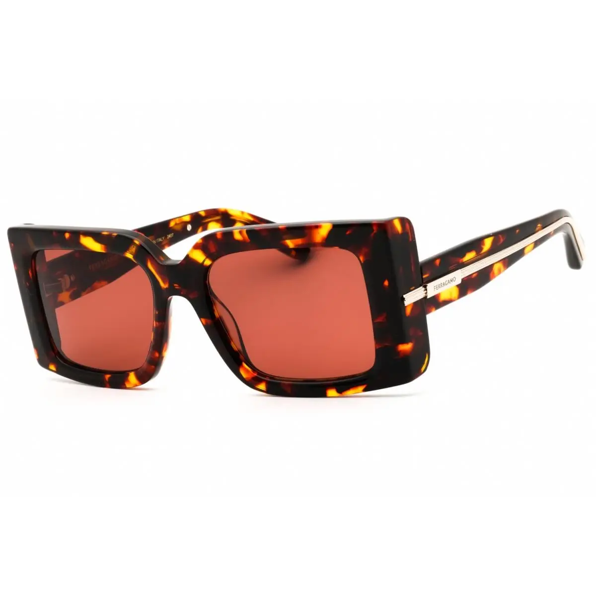 SF2032-242-55 Sunglasses Frame Size 55mm 140mm 19mm Tortoi by Salvatore Ferragamo