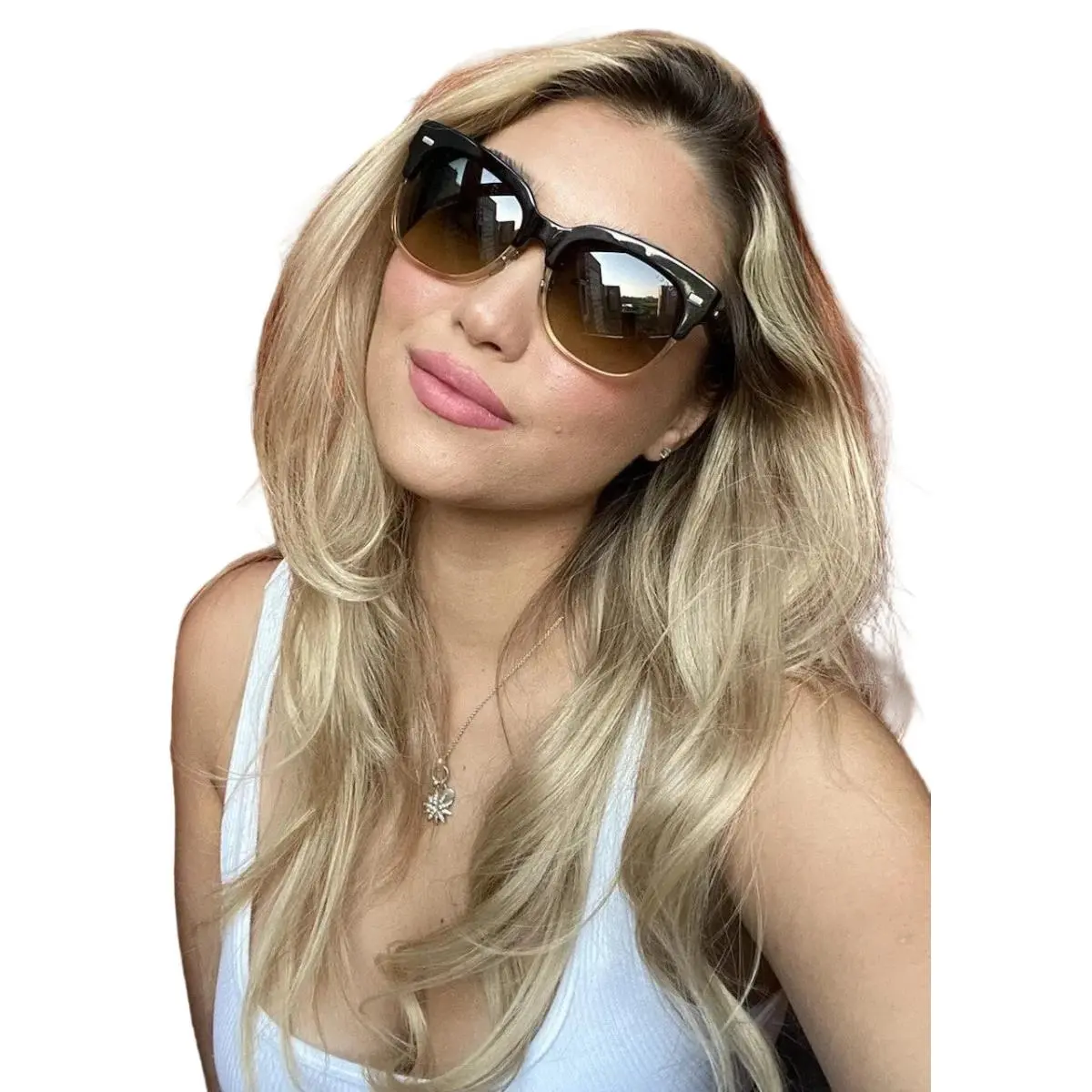 Gucci GG 3762/F/S X9QED 54mm Ombre Women`s Sunglasses Italy