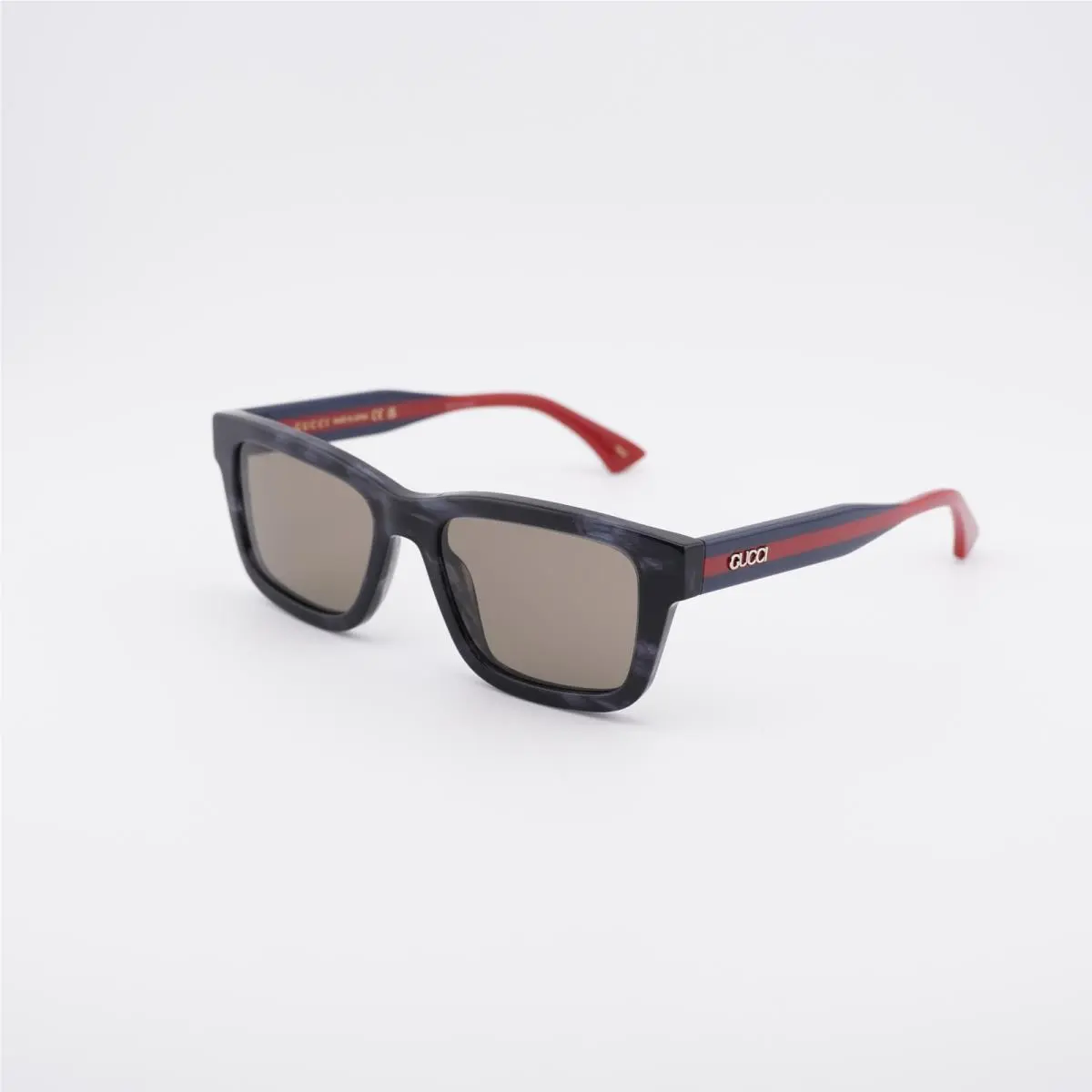 Gucci GG1869S 004 Grey Havana/blue/brown 53-18-145 Sunglasses - Frame: Grey Havana/Blue, Lens: Brown, code: 004