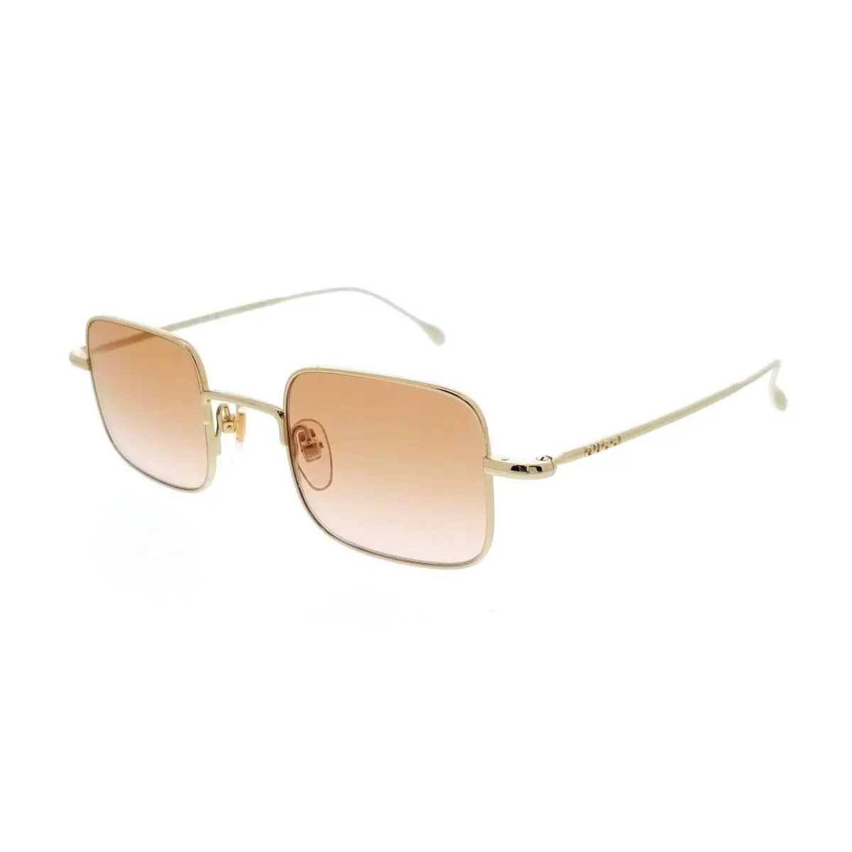 Gucci GG1813S-011 Gold Square Orange Gradient Unisex Sunglasses