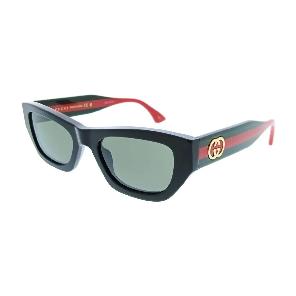 Gucci GG2116S-001 Black Rectangle Women’s Sunglasses
