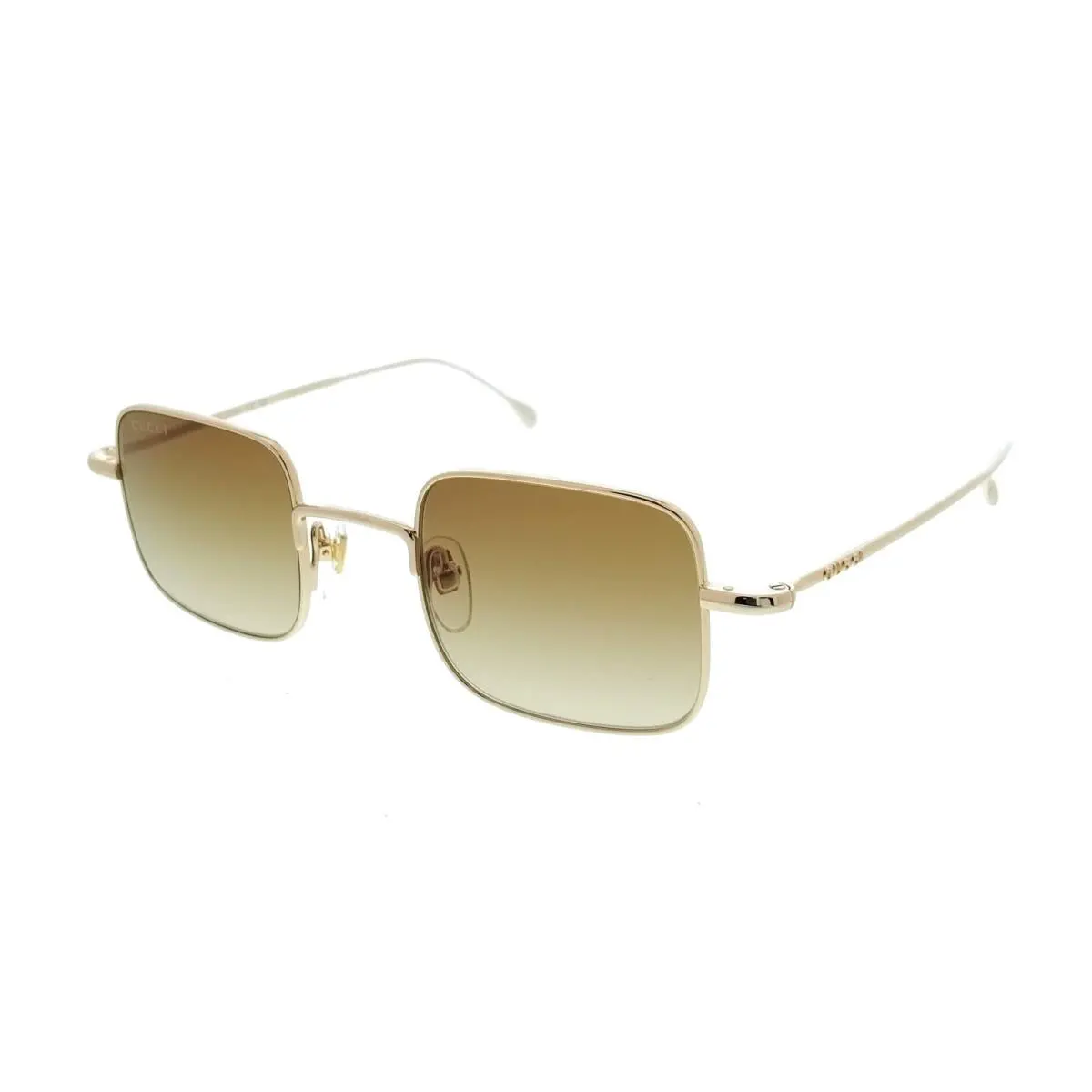 Gucci GG1813S-009 Gold Square Gradient Lens Unisex Sunglasses