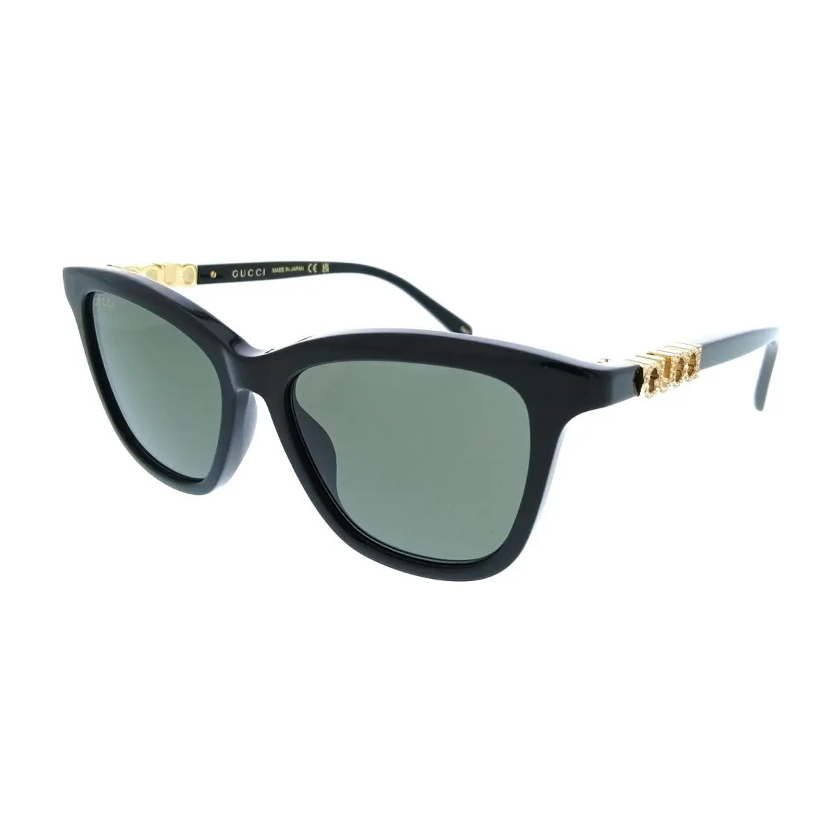 GG2032S-006 Black Cat Eye Women’s Sunglasses by Gucci