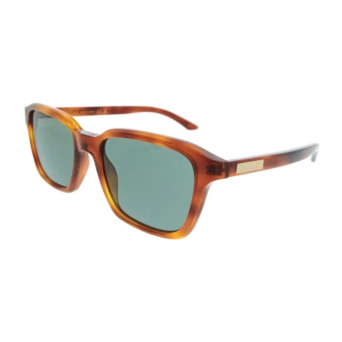 Gucci GG2078S-005 Havana Green Square Men’s Sunglasses