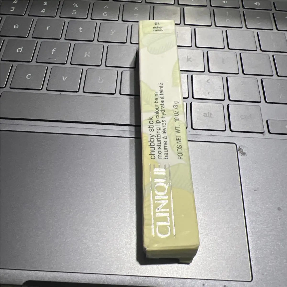 Clinique Chubby Stick Moisturizing Lip Color Balm Shade 01 Richer Rais
