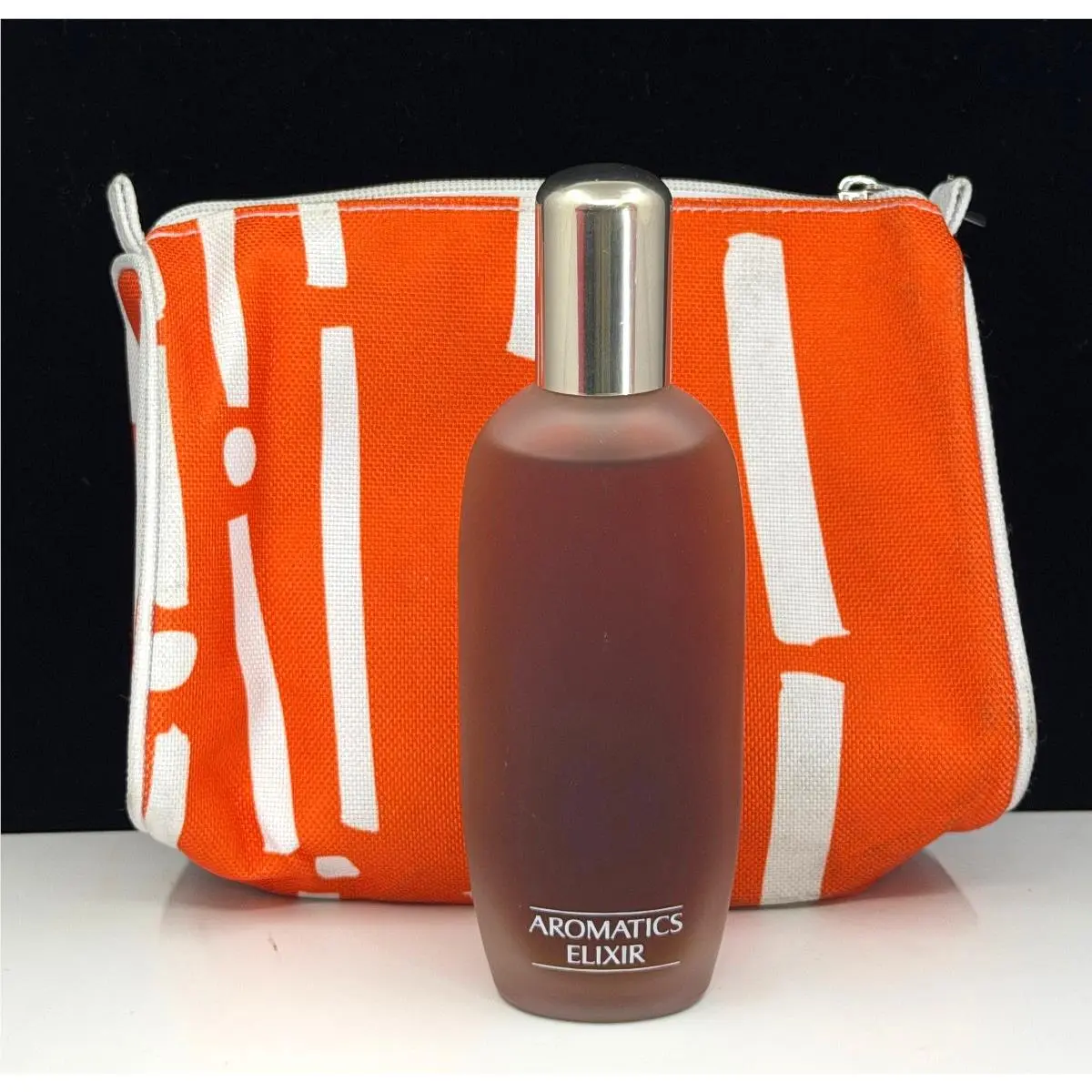Clinique Aromatics Elixir 3.4 oz Perfume Spray Value Set with Signature Pouch