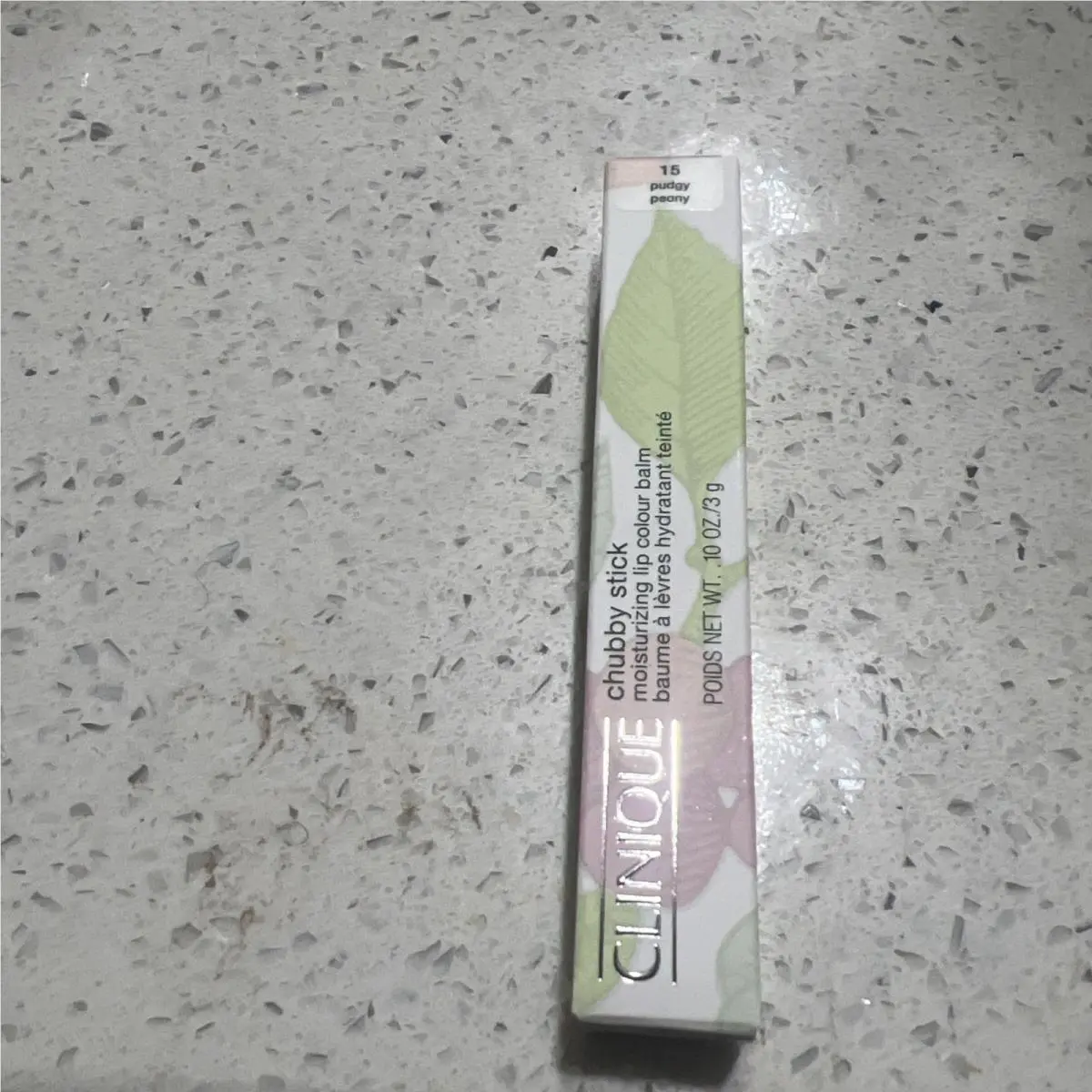 Clinique Chubby Stick Moisturizing Lip Color Balm 15 Pudgy Peony 0.1oz/3g NIBl2