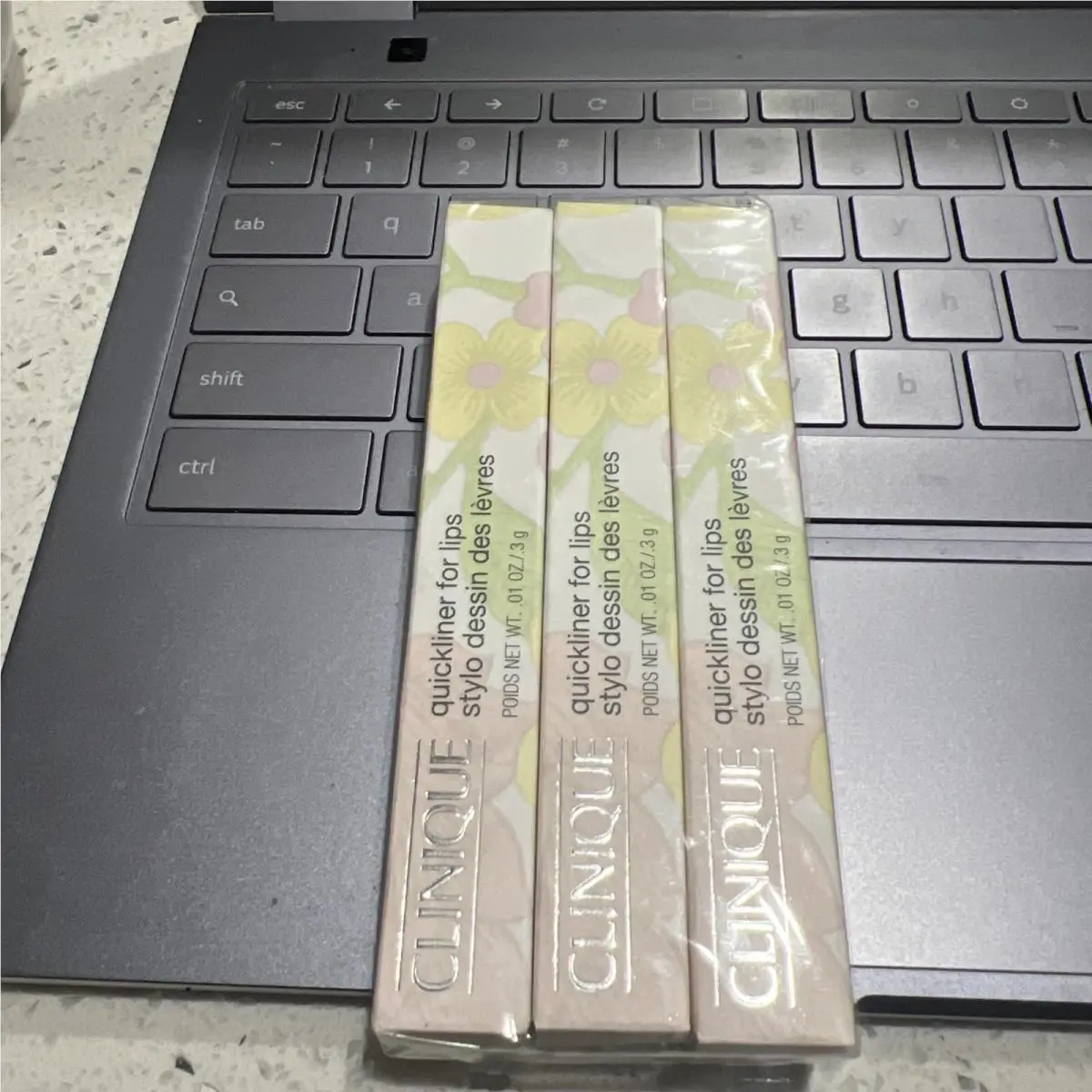 3x Clinique Quickliner For Lips 40 Neutrally Full Size L2