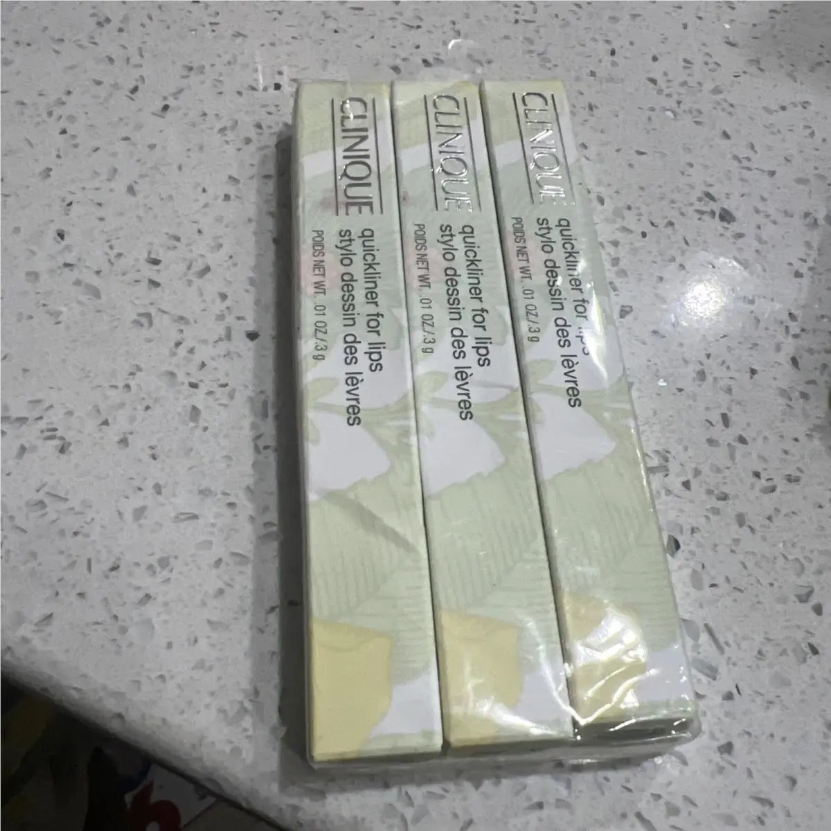 3x Clinique Quickliner For Lips - 13 Crushed Berry - .01oz./.3g L2