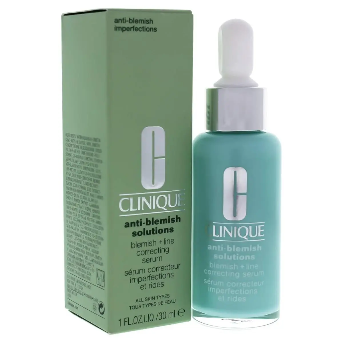 Clinique Acne Solutions Acne + Line Correcting Serum 1oz Prevent Blemishes