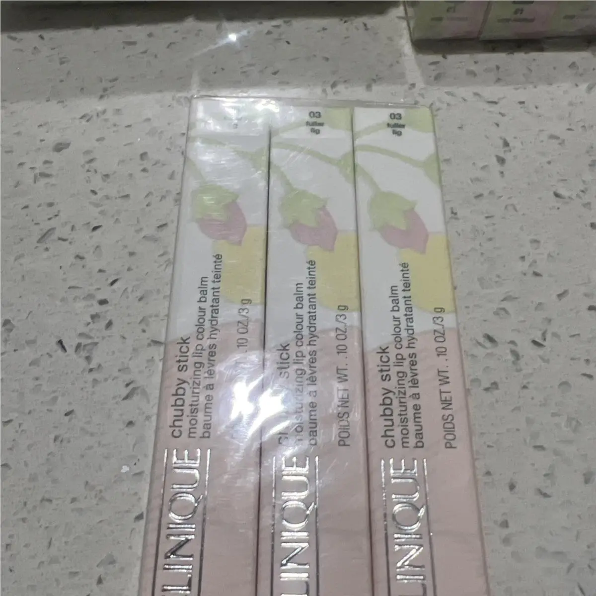 2X Clinique Chubby Stick Cheek Color Balm 03 Roly Poly Rosy Full Size L2